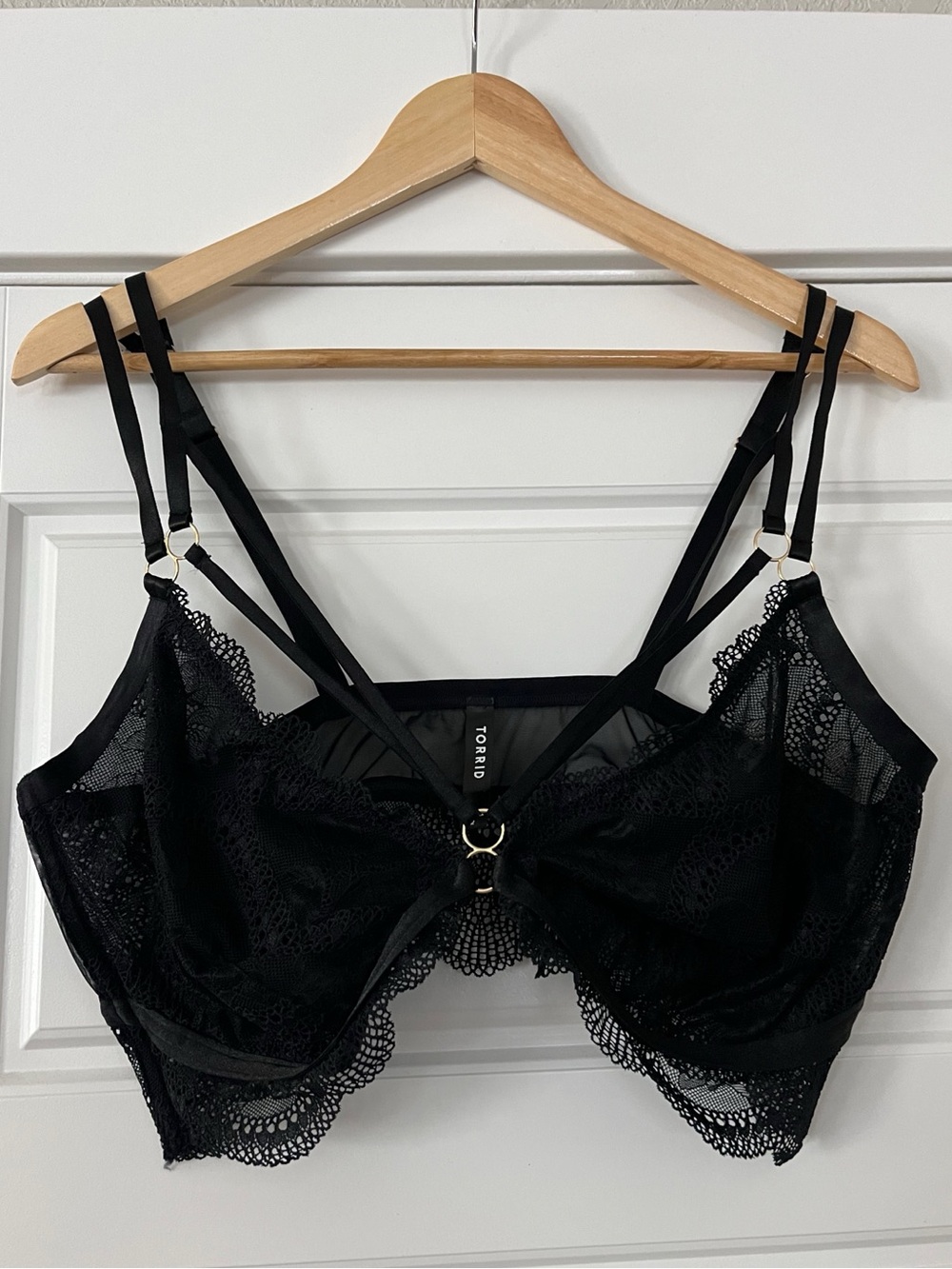 Torrid Curve Plus Size 2x Lace Bralette with Straps and Boning